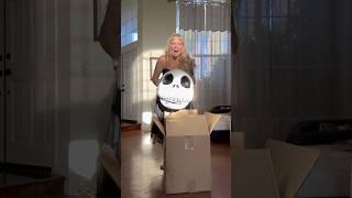 13ft Tall Jack Skellington in my home  #halloweenwithshorts share with a Tim Burton Fan #halloween