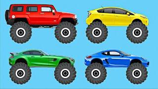 Fun Monster Trucks Game for Kids | AWESOME Monster Trucks & Monster Cars for Children & Toddlers