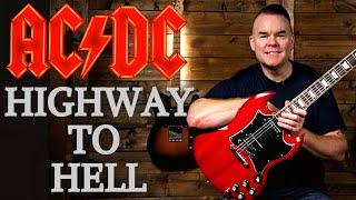 Highway to Hell Guitar Lesson (Easy) - Beginner AC/DC Song Guitar Lesson