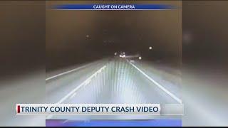 Video shows crash that caused Trinity County Deputy to have two surgeries