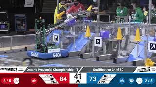 Qualification 34 - Technology Division - 2023 FIRST Ontario Provincial Championship