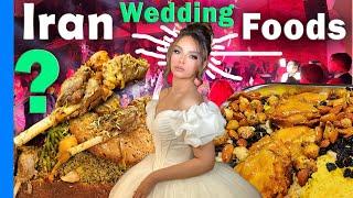 Wonderful Persian wedding foods and celebration in Iran