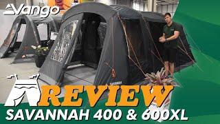 Vango Savannah 400 & 600XL (Poled) Tent Review 2025