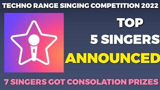 starmaker singing competition by Techno Range results here  | top 5 winners and 7 other singers list