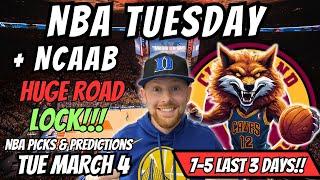 NBA Picks Today Tuesday 3/4/2025 | Free NBA Best Bets, Predictions & Player Props Today