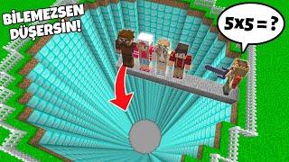 SORUYU BİLEMEZSEN ELMAS KUYUYA DÜŞERSİN!  - Minecraft