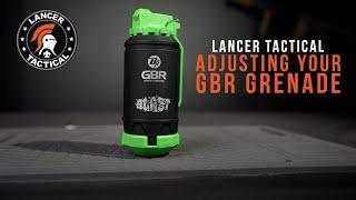 Adjusting your Lancer Tactical GBR Airsoft Grenade