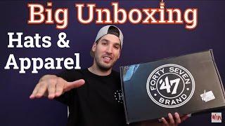 Big Unboxing From 47 Brand! Snapbacks & Clothing!