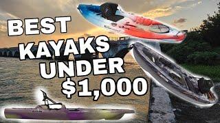 EXPERT PICKS! Top 10 fishing kayaks under $1000