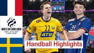 France Vs Sweden Handball Highlights EHF Euro Cup 2026