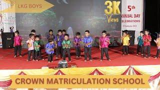 LKG Boys Dance at Fifth Annual Day Celebrations