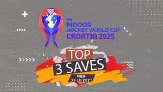 FIH Indoor Hockey World Cup Croatia 2025 - Top Saves - Day 1 | Men