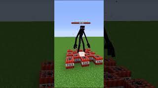 TNT vs MUTANT ENDERMAN in Minecraft