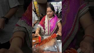 Mother Daughter Selling Longest & Most Expensive Spiral Potato In India  200/-₹ Only #shorts