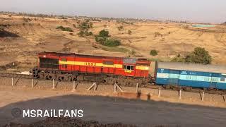 NATURE IN LOVE GTL WDM3D 11552 PULLS KOLHAPUR BOUND TRAIN : INDIAN RAILWAYS