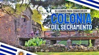 COLONIA DEL SACRAMENTO, URUGUAI | O QUE FAZER em 15 PONTOS TURÍSTICOS | 2023 | 4K