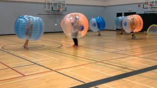 Bubble soccer at Pinetree community Centre