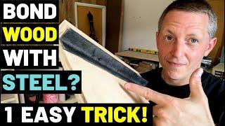 How To STRENGTHEN WOOD WITH STEEL! (Make Your Wood Projects Stronger With METAL/STEEL...#1 Trick!)