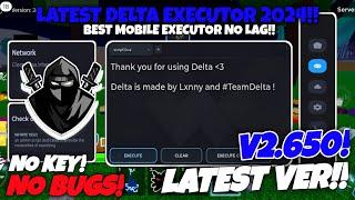 [NEW] Delta Executor Mobile Update V650 | Best Roblox Executor (Mobile & Emulator) 2024!