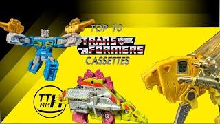 Top 10 Transformers Cassette Bots (Stop Motion)