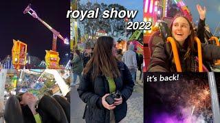 ROYAL ADELAIDE SHOW VLOG 2022  Filming on No Limit, Freak Out & Rides