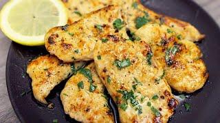 Chicken breast with lemon and butter