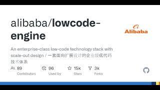 GitHub - alibaba/lowcode-engine: An enterprise-class low-code technology stack with scale-out des...