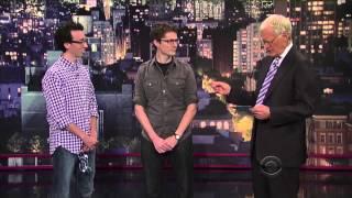 Mark and Jonathan on the Late Show with David Letterman