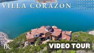 FULL TOUR  Villa Corazon Unveiled: Exclusive Tour of Lake Travis' Luxurious Waterfront Estate!