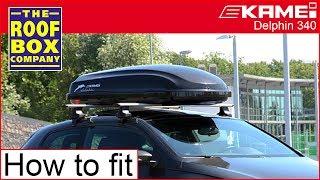 KAMEI roof box Delphin 340 - How to fitting guide