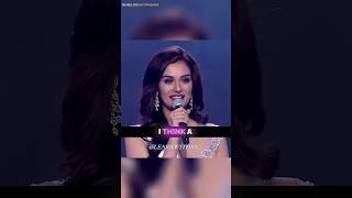 Her Answer!  The Highest Salary Profession  | Manushi Chhillar