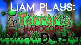 Terraria HARDCORE Challenge: Day 1 So it begins