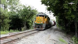 Golden Triangle Railroad Mixed Freight Train with Caboose!-Columbus, Mississippi