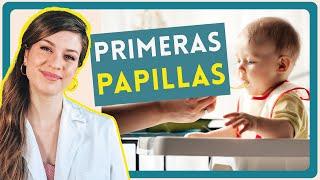 Alimentación Complementaria del Bebé con PAPILLAS o TRITURADOS  Empezar a comer a los 6 meses