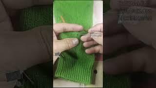 How to shorten the sleeves of a sweater #creative