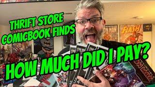 I found some comic book thrift store finds & you’ll never guess how much I paid!