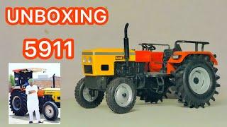 HMT 5911 tractor model unboxing #sidhumoosewala #unboxing