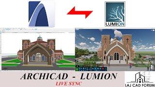 #ArchiCAD tip; ARCHICAD TO LUMION LIVESYNC.