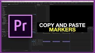How to Copy and Paste Sequence Markers in Premiere