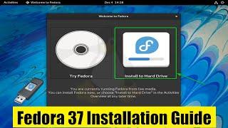 How to Install Fedora 37 Workstation with Manual Partitions on any UEFI PC - Detailed Instructions