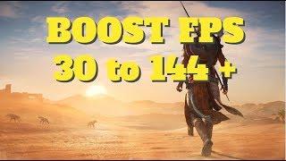 Assassin's creed origins - How to BOOST FPS and performance on any PC!