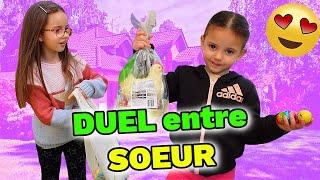 DUEL ENTRE SOEURS! QUI GAGNERA !? CHASSE AUX OEUFS de PÂQUES