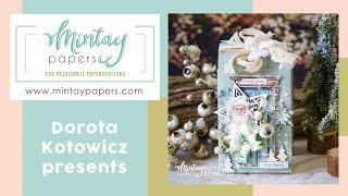 #284 | Mini album with Christmas Blessings collection | Dorota Kotowicz