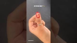 I Tried The Viral Red Nail Art#shorts#nailart #nailswithmeee