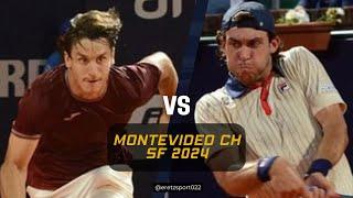 Montevideo Challenger 2024 SF: Camilo Ugo Carabelli [4] vs. Tristan Boyer Highlights