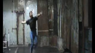 javelin training. Indoor. Oleksandr Pyatnytsya