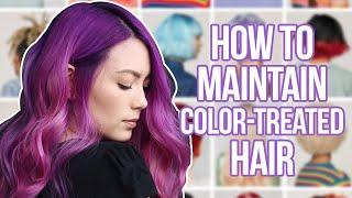 How to Maintain Color-Treated Hair: Tips & Tricks