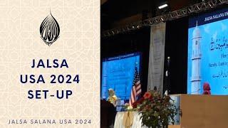 Setup for the Jalsa Salana USA 2024