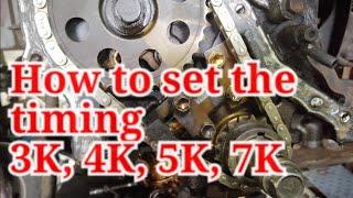 How to set the engine timing 3K, 4K, 5K, 7K