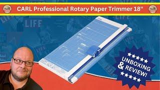 CARL Professional Rotary Paper Trimmer 18" Review